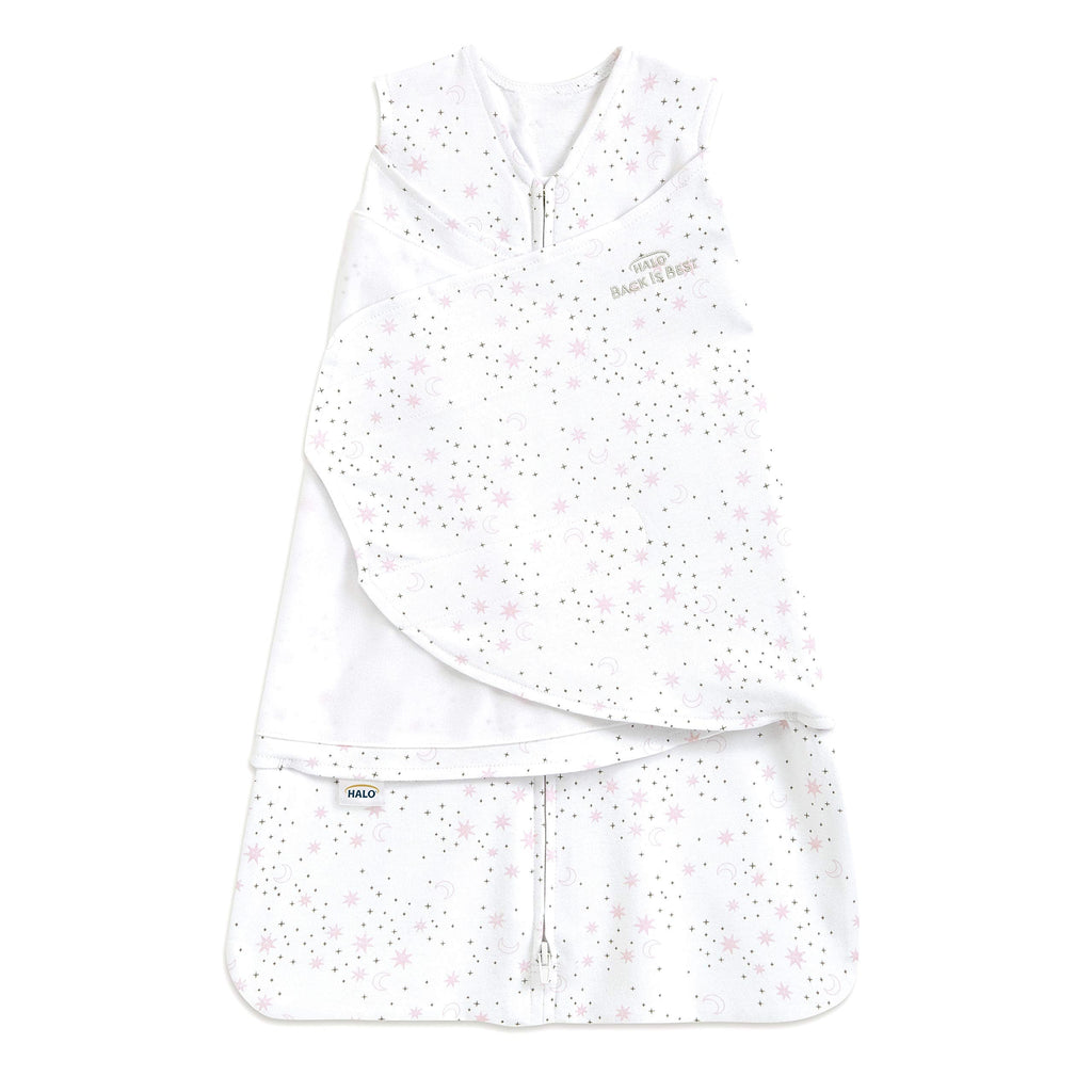 HALO SleepSack Swaddle | Cotton | 1.5 TOG | 6-12 lbs |Floral Stripe Jansha Store