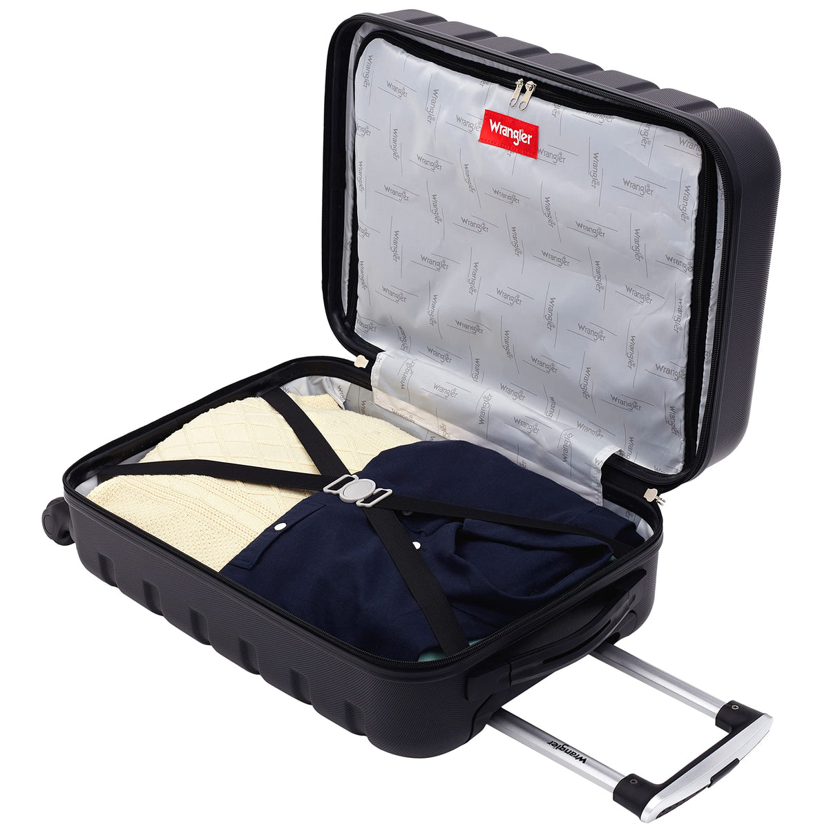 Wrangler 22" Hardside Spinner Carry-On Luggage, Teal Jansha Store