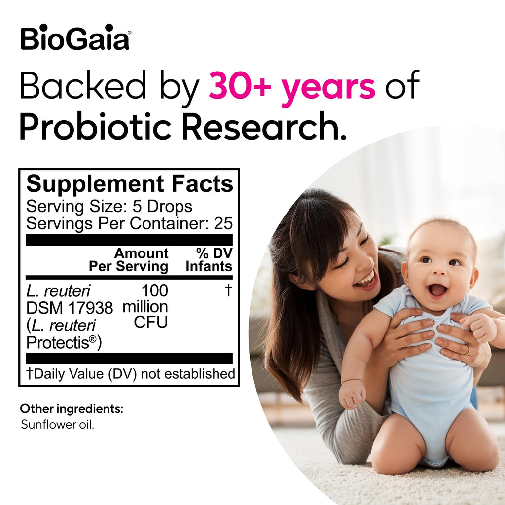 BioGaia Baby Probiotic Drops | Colic & Gas Relief | Safe for Newborns Jansha Store