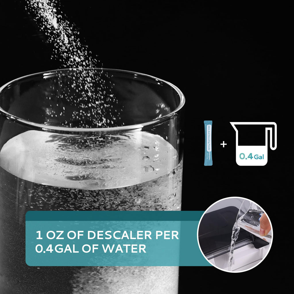 EUHOMY Ice Maker Cleaner & Descaler, 12 Uses & Individually Packed Jansha Store