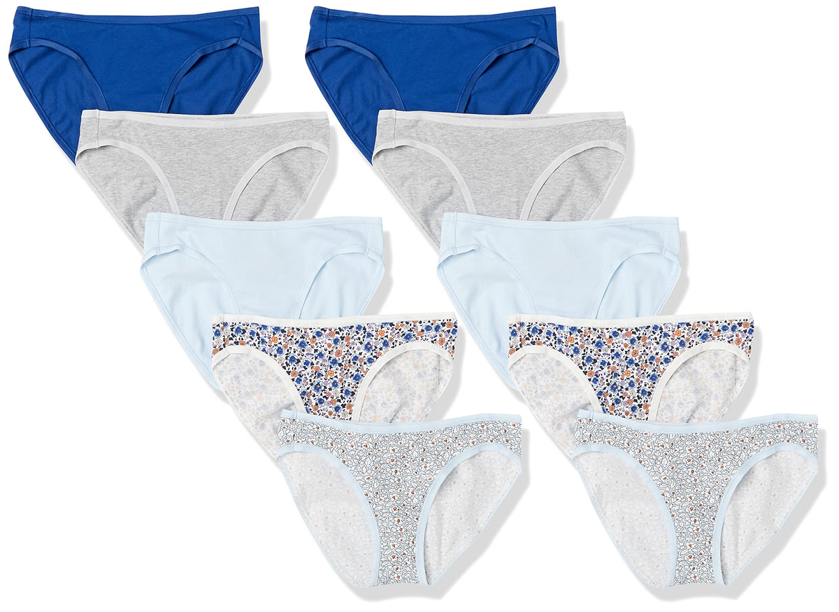 Amazon Essentials Women's Cotton Spandex Bikini Brief Underwear (Available in Plus Size) Jansha Store