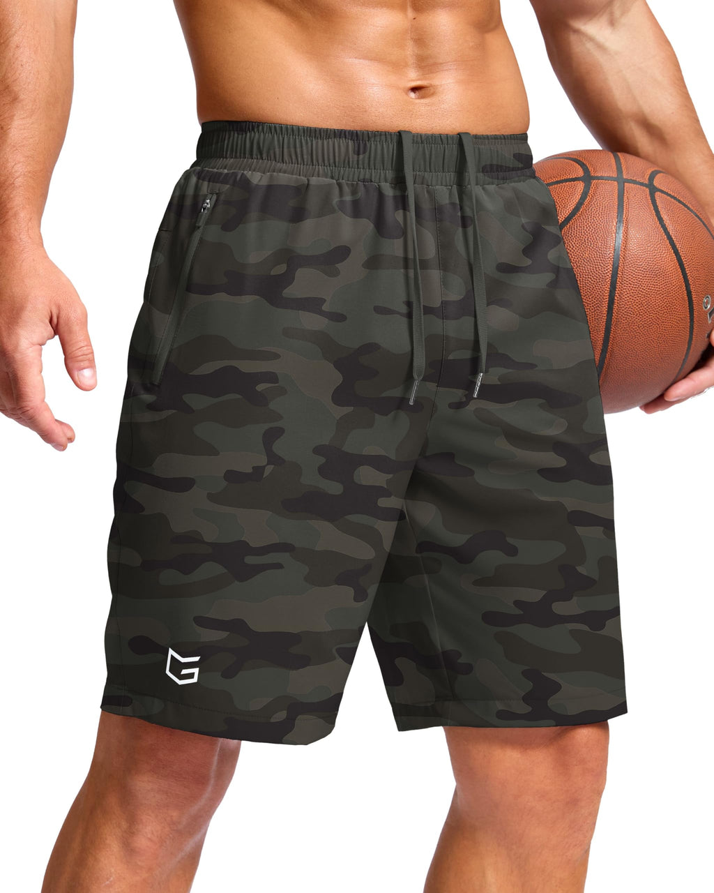 G Gradual Men's Athletic Running Shorts with 2 Zipper Pockets 7"/ 5"/ 9" Jansha Store