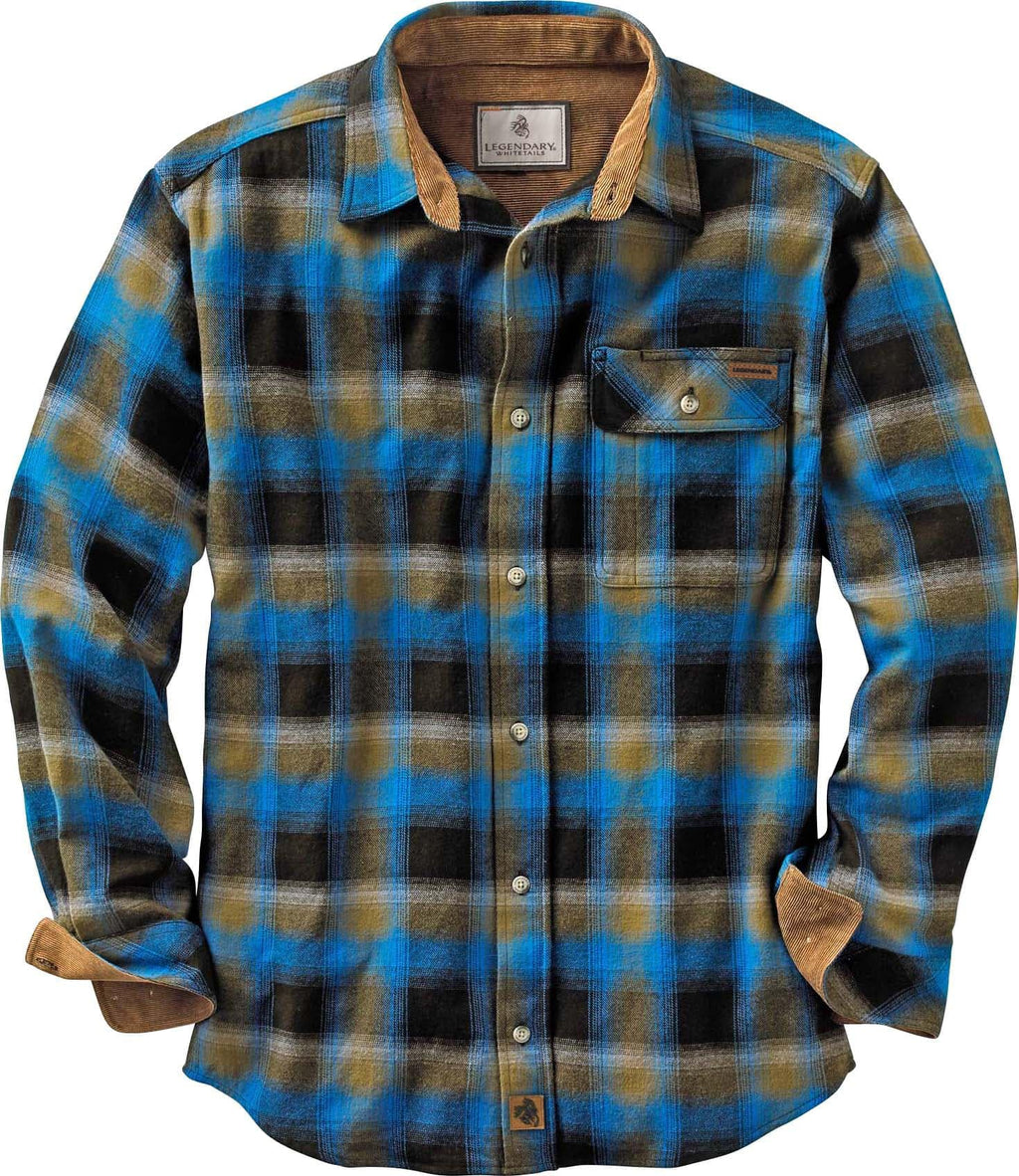 Legendary Whitetails Mens Flannel Long Sleeve Button Down 100% Cotton Shirt Jansha Store
