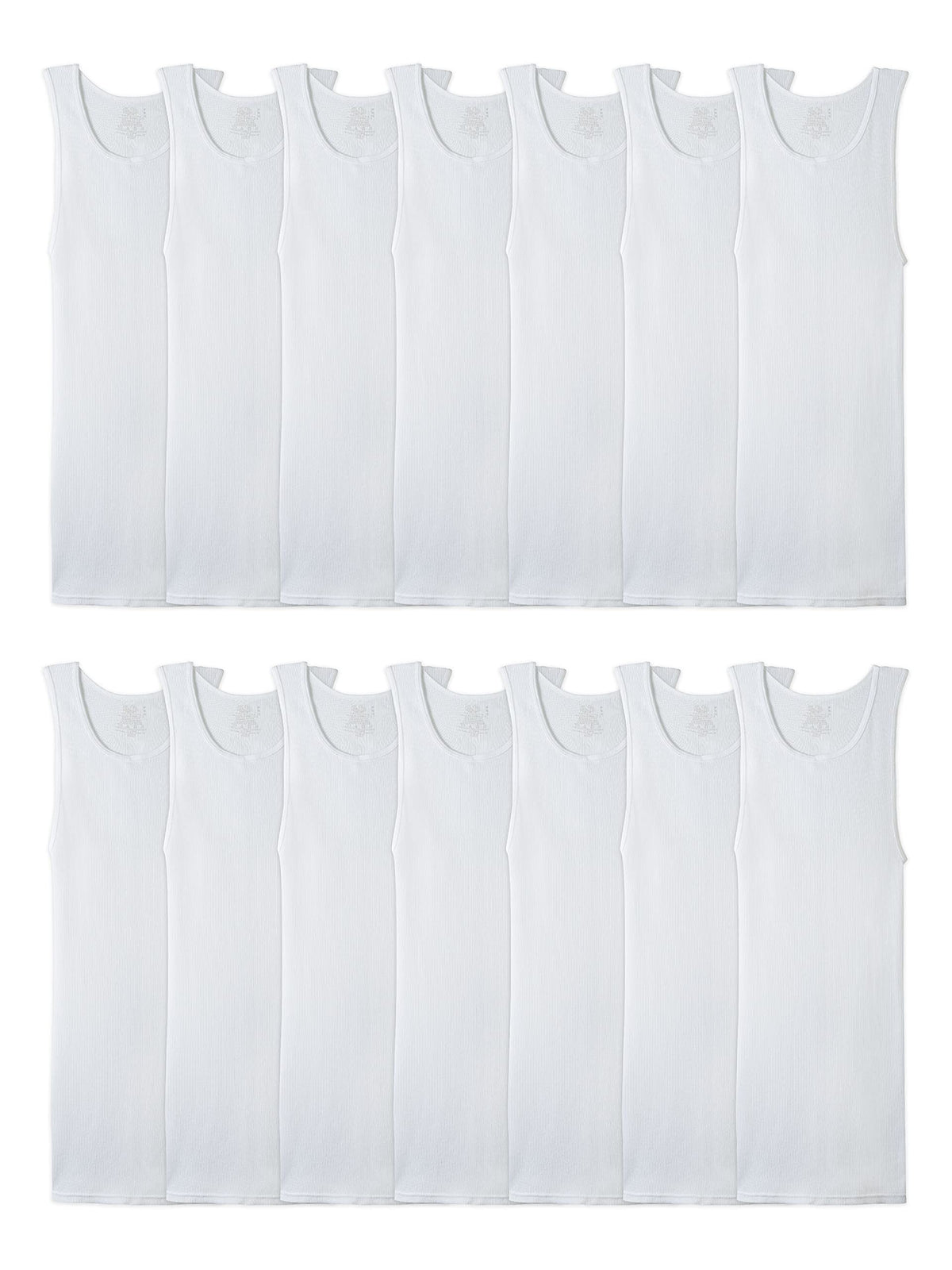 Fruit of the Loom Men's Sleeveless Tag Free Moisture Wicking Tank A-Shirt Jansha Store