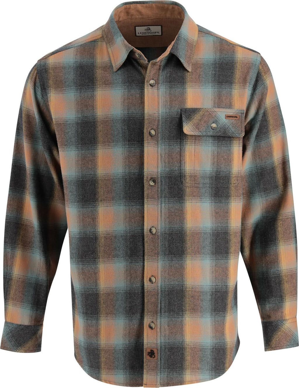 Legendary Whitetails Mens Flannel Long Sleeve Button Down 100% Cotton Shirt Jansha Store
