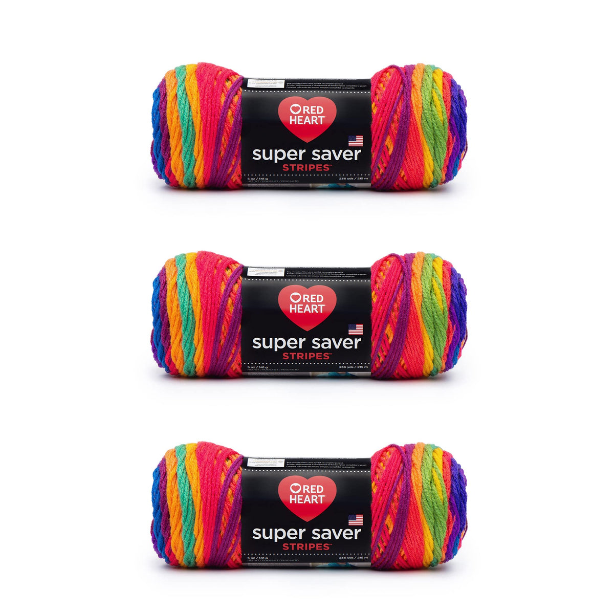 Red Heart Super Saver Yarn for Crocheting & Knitting, Medium Thyme, 3-Pack Jansha Store