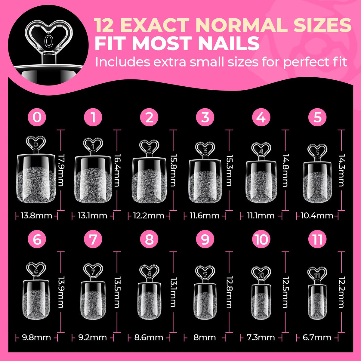 UNA GELLA Short Almond Nail Tips 504PCS Short Fake Nails Soft Press Ons Jansha Store
