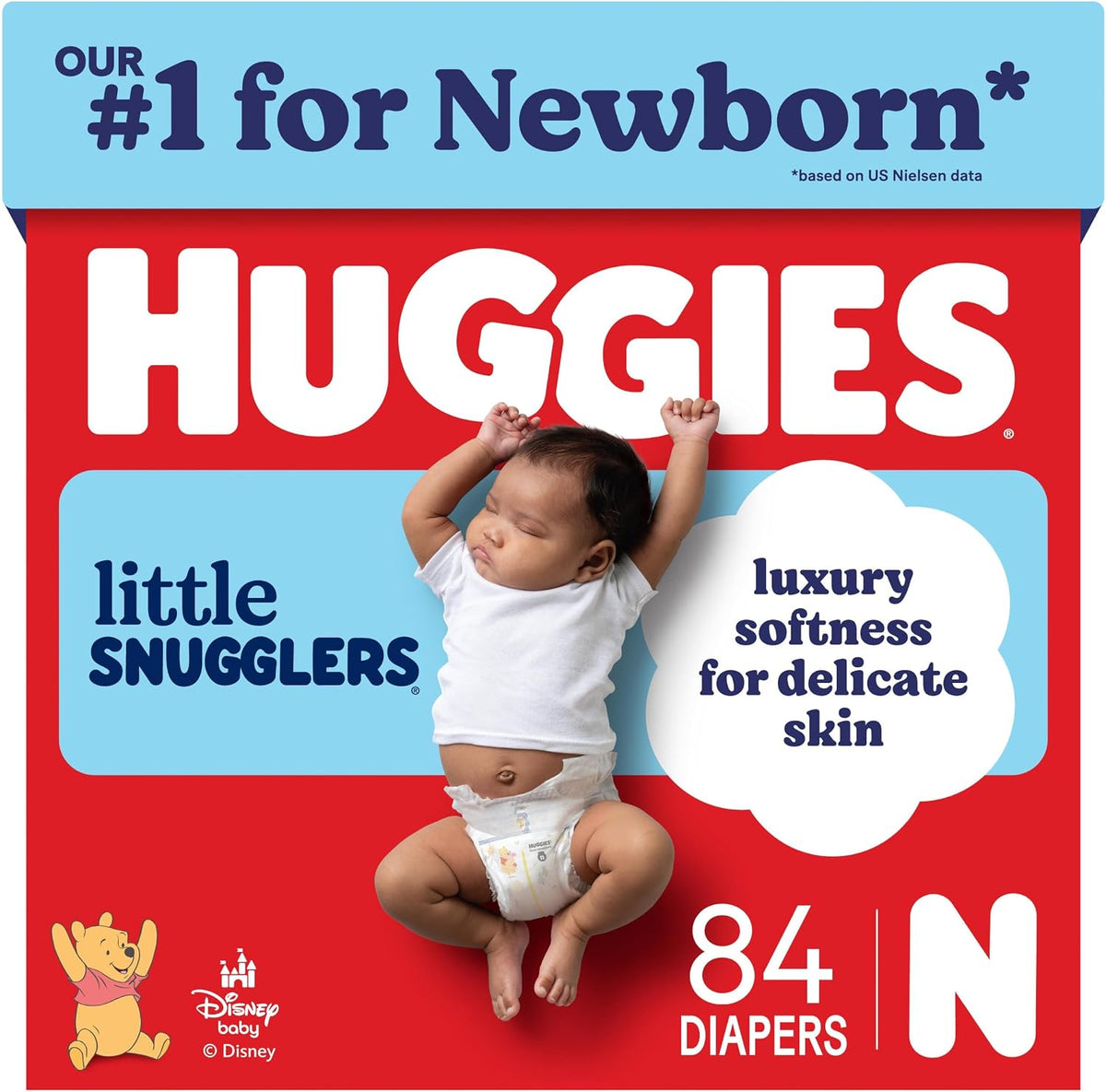 Huggies Little Snugglers Newborn Diapers, 84 Count Jansha Store