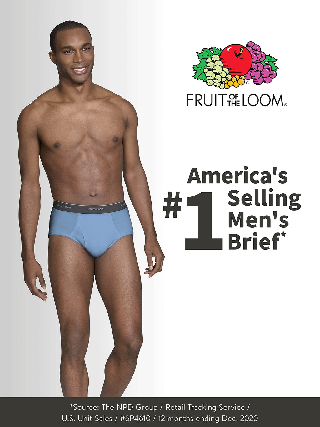 Fruit of the Loom Men's Underwear Briefs, Tag Free & Moisture Wicking Jansha Store