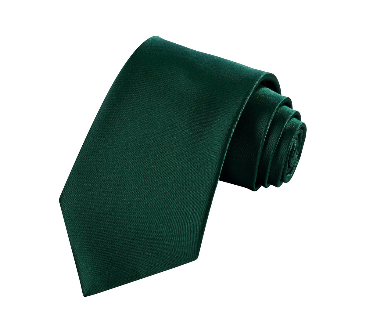 TIE G Solid Satin Woven dyed Color Formal Black Necktie and Pocket Square Sets in Gift Box Jansha Store