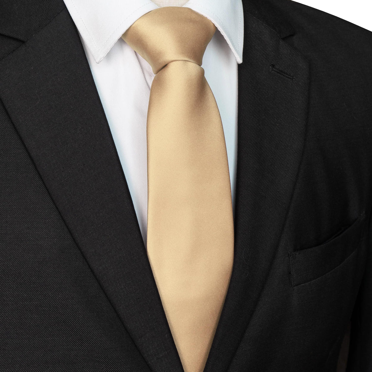 JEMYGINS Solid Color Tie Mens Necktie for Business and Wedding Jansha Store