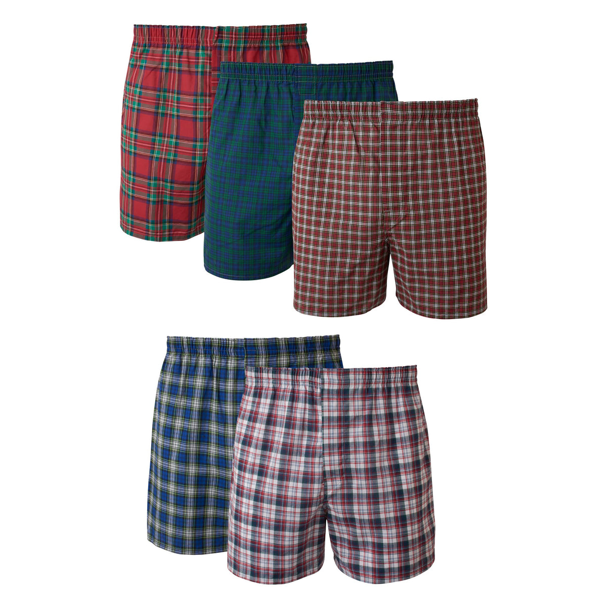 Hanes Men's Underwear Boxers Pack, Cool & Breathable Cotton Underwear, Moisture-Wicking Boxers for Men Jansha Store