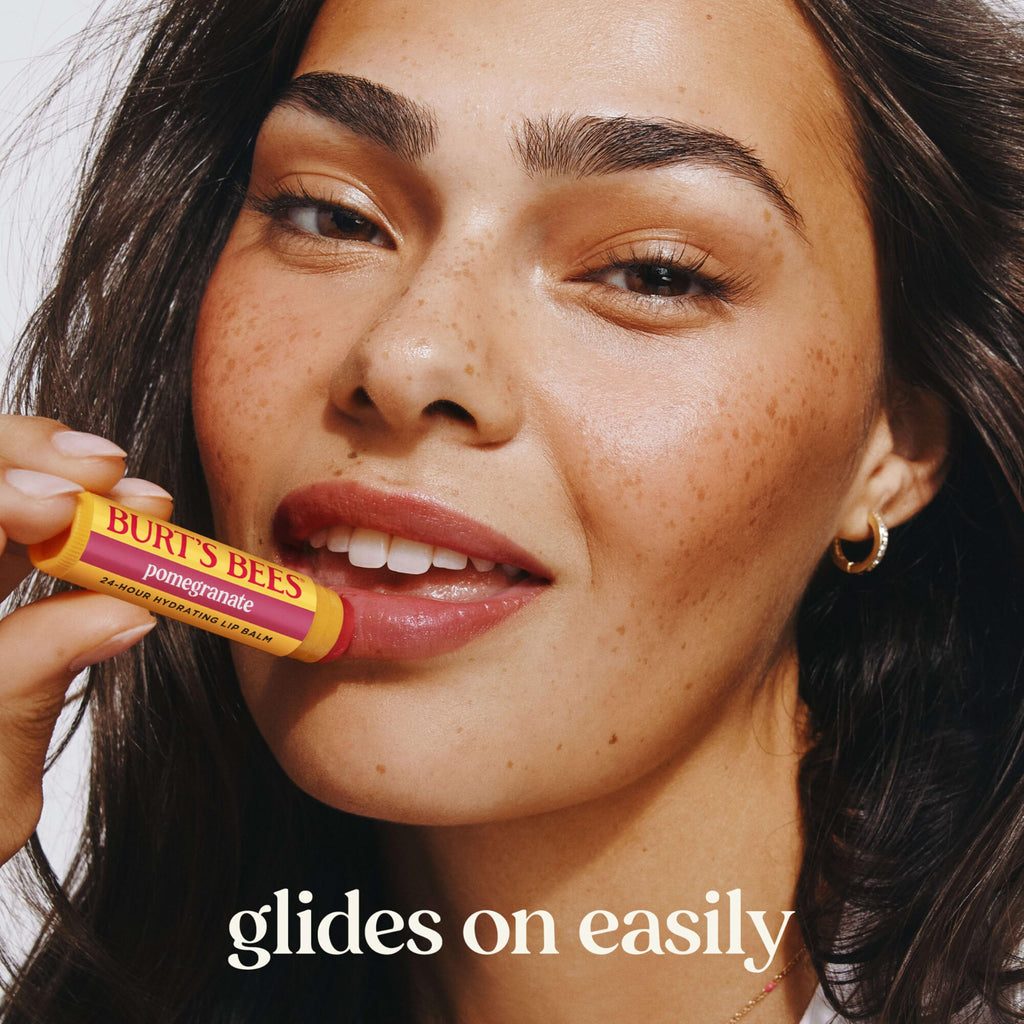 Burt's Bees Lip Balm, Pomegranate, 0.15 oz., 4 Tubes Jansha Store