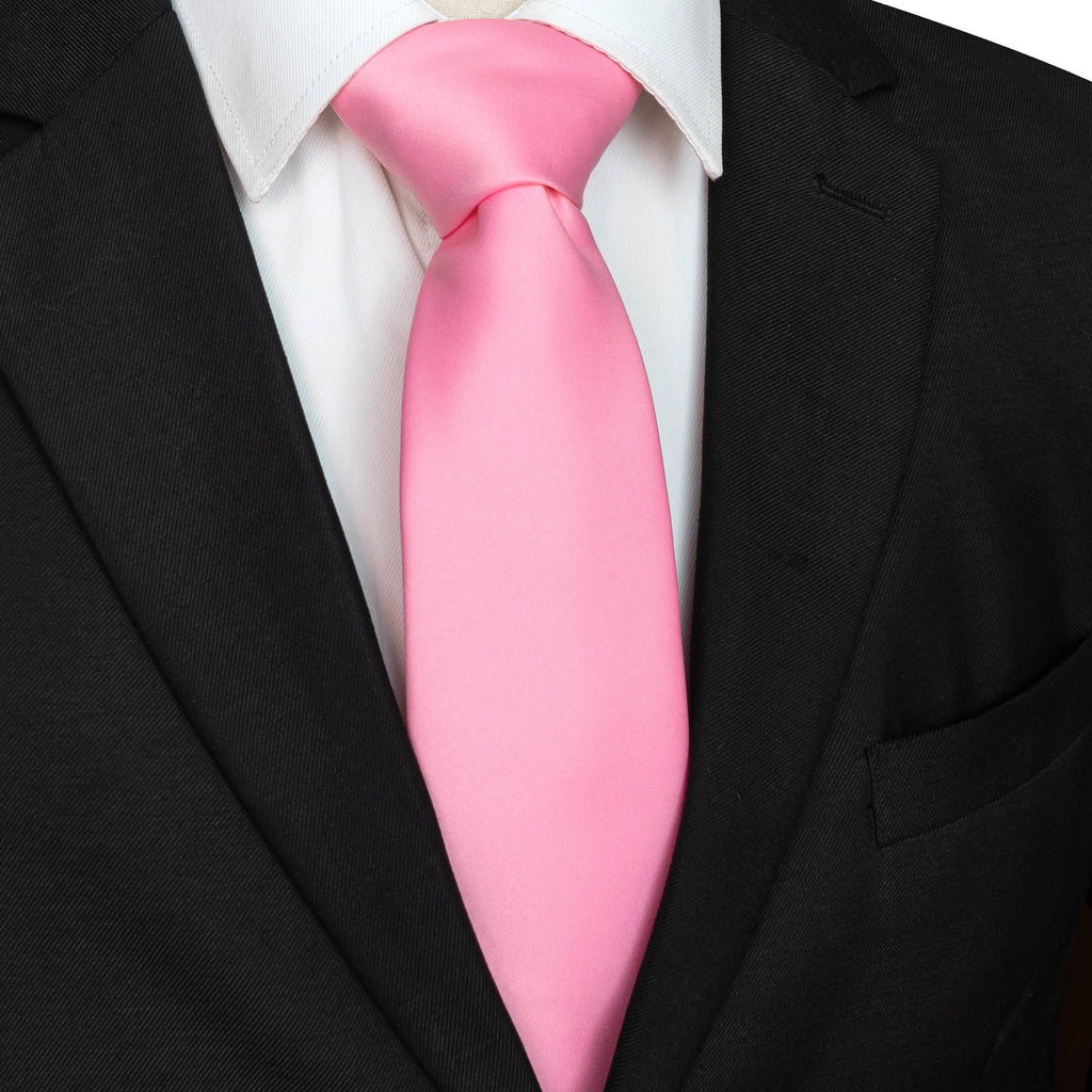 JEMYGINS Solid Color Tie Mens Necktie for Business and Wedding Jansha Store