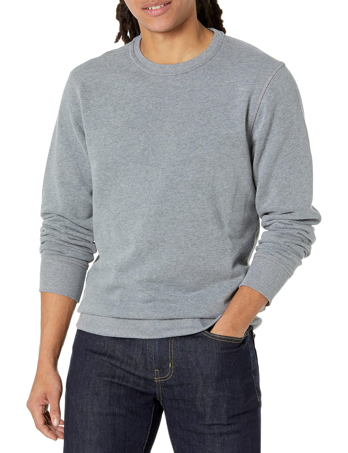 Amazon Essentials Men's Crewneck Fleece Sweatshirt Jansha Store
