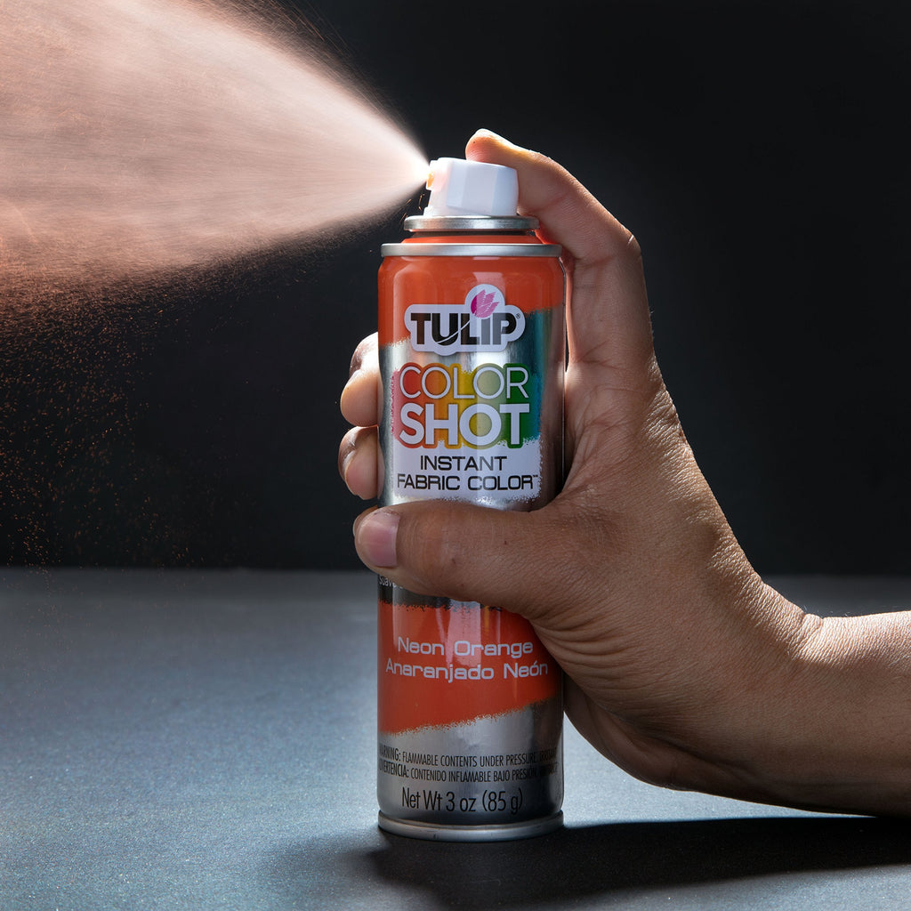 TULIP ColorShot Fabric Spray Paint, Black, 3 oz Jansha Store