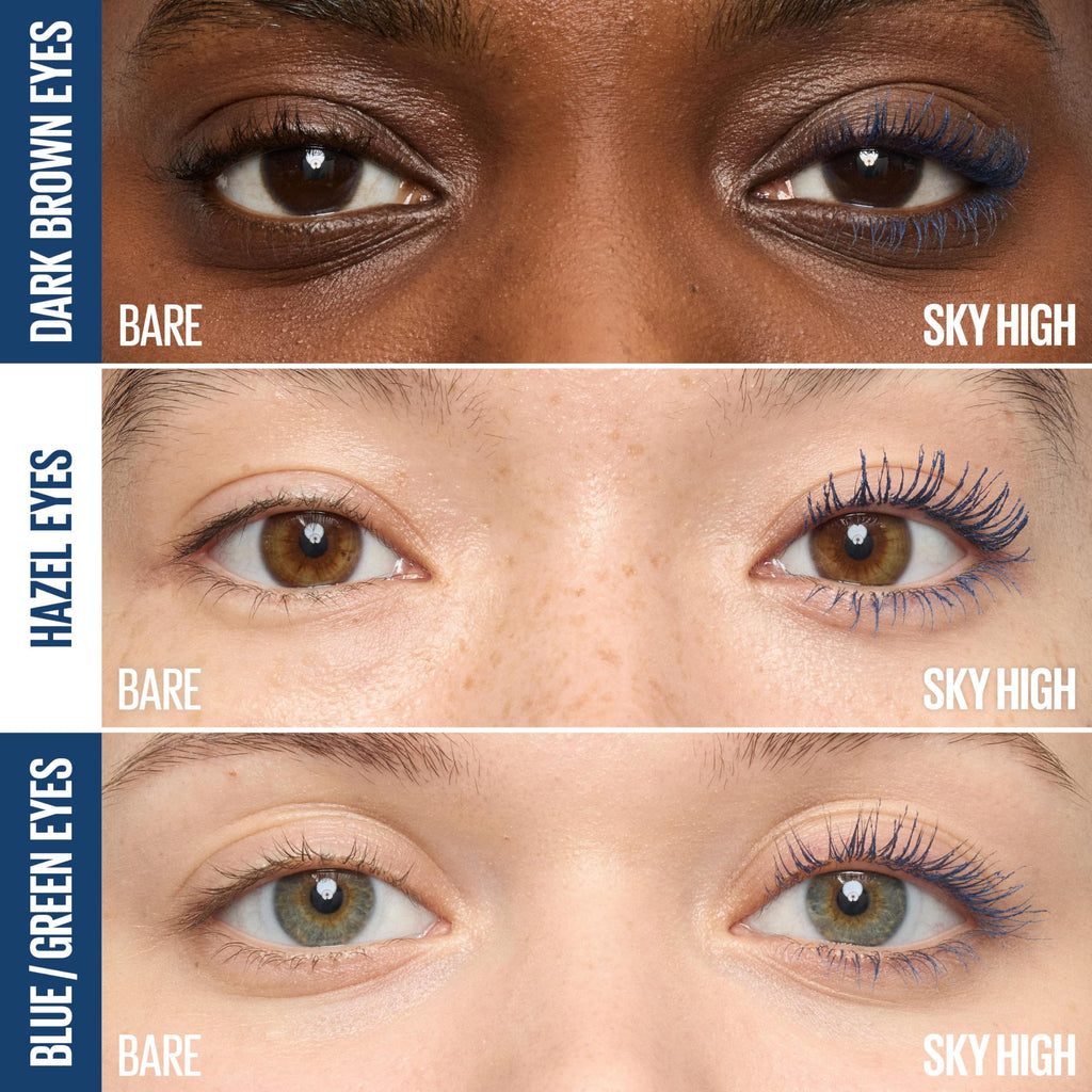Maybelline Lash Sensational Sky High Washable Mascara Makeup, Volumizing, Lengthening, Defining, Curling, Multiplying, Buildable Formula, Blackest Black, 1 Count Jansha Store