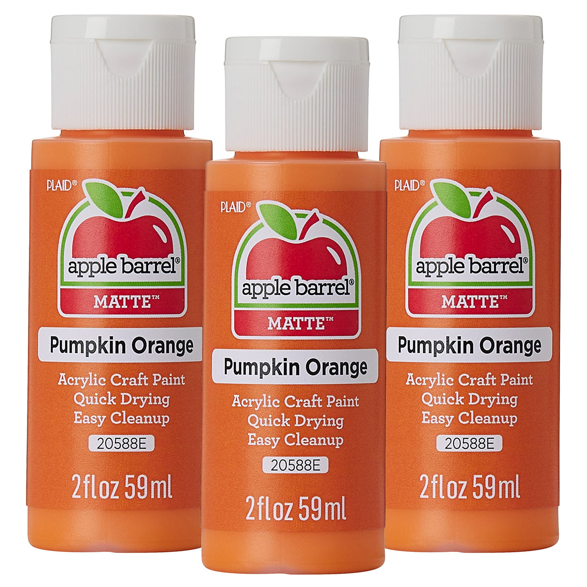 Apple Barrel Acrylic Paint in Assorted Colors (2 Ounce), 20503 White Jansha Store
