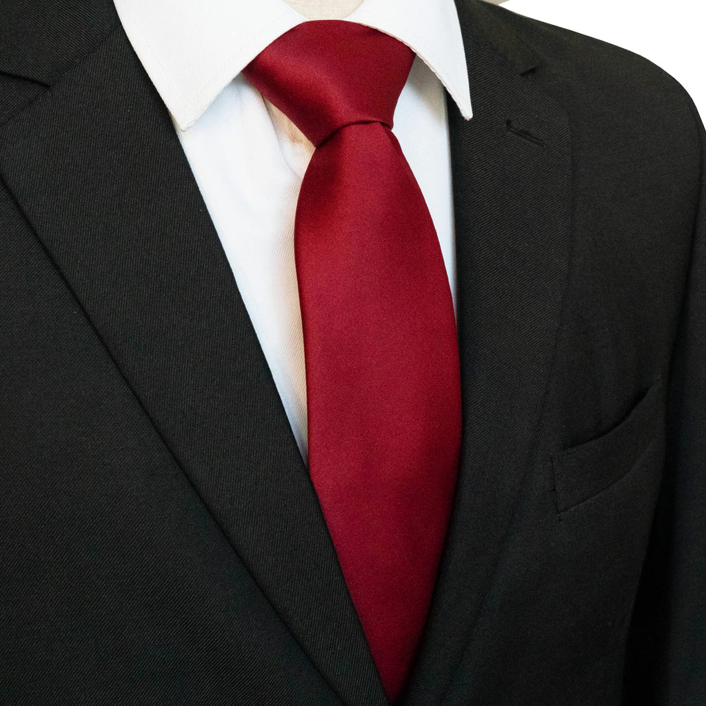 JEMYGINS Solid Color Tie Mens Necktie for Business and Wedding Jansha Store