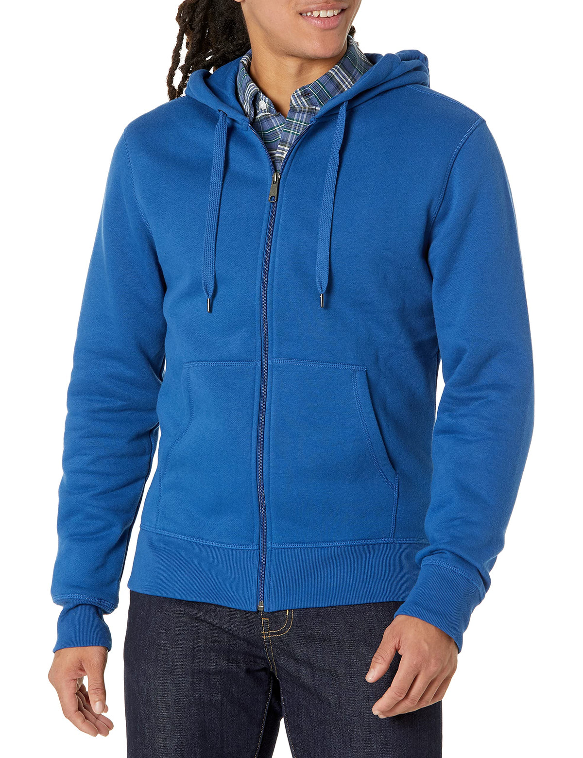 Amazon Essentials Men's Full-Zip Fleece Hoodie Sweatshirt (Available in Big & Tall) Jansha Store