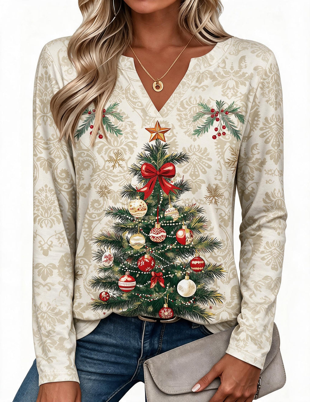 Zeagoo Womens Tops Long Sleeve V Neck Tee Shirts Cute Dressy Casual Jansha Store