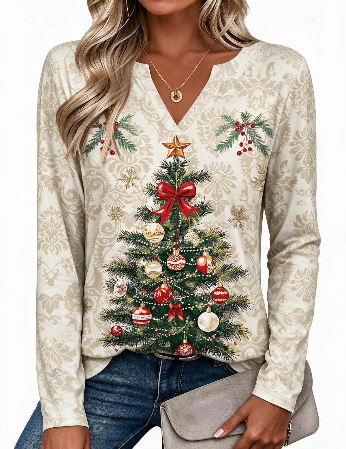 Zeagoo Womens Tops Long Sleeve V Neck Tee Shirts Cute Dressy Casual Jansha Store