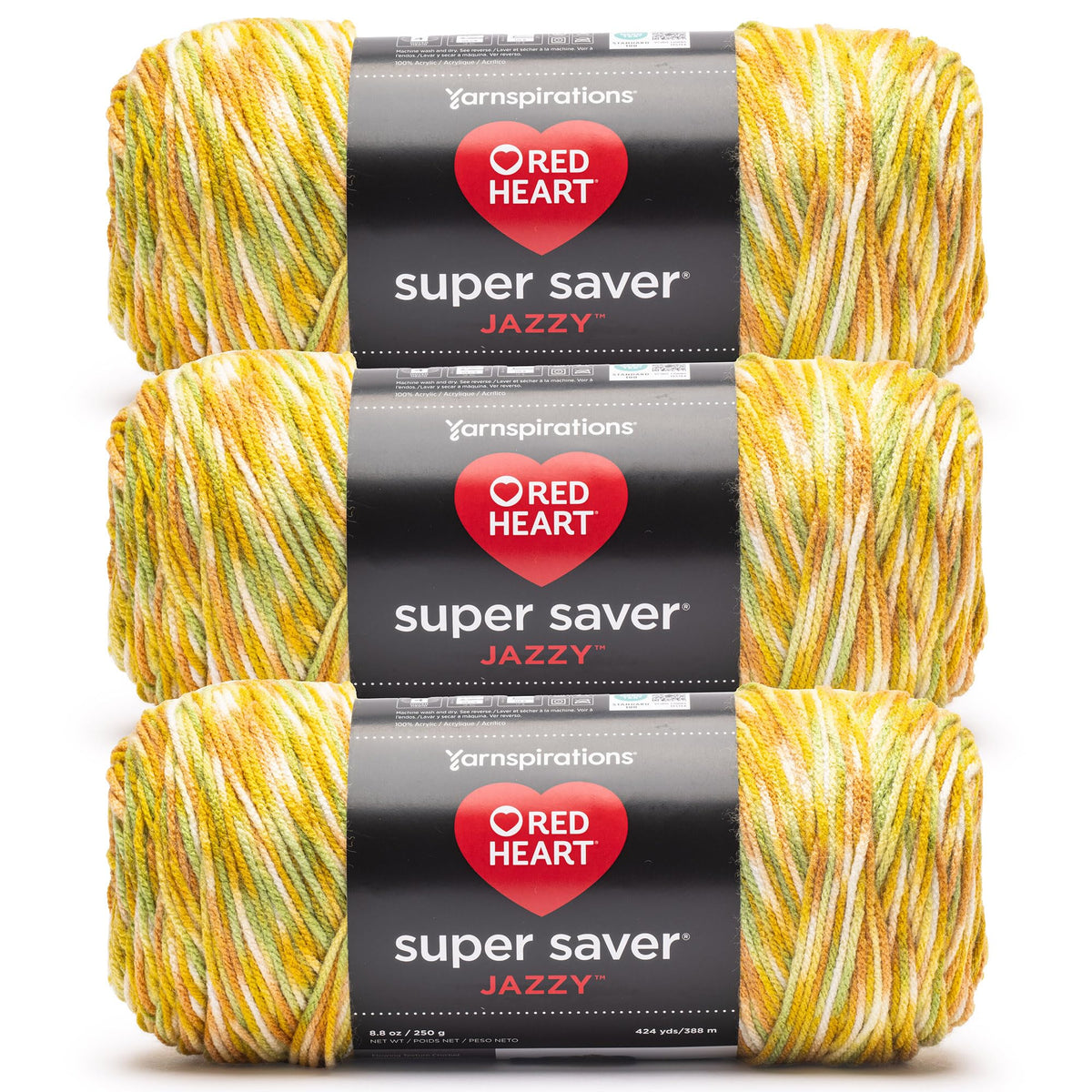 Red Heart E300 Super Saver Economy Yarn, Paddy Green Jansha Store