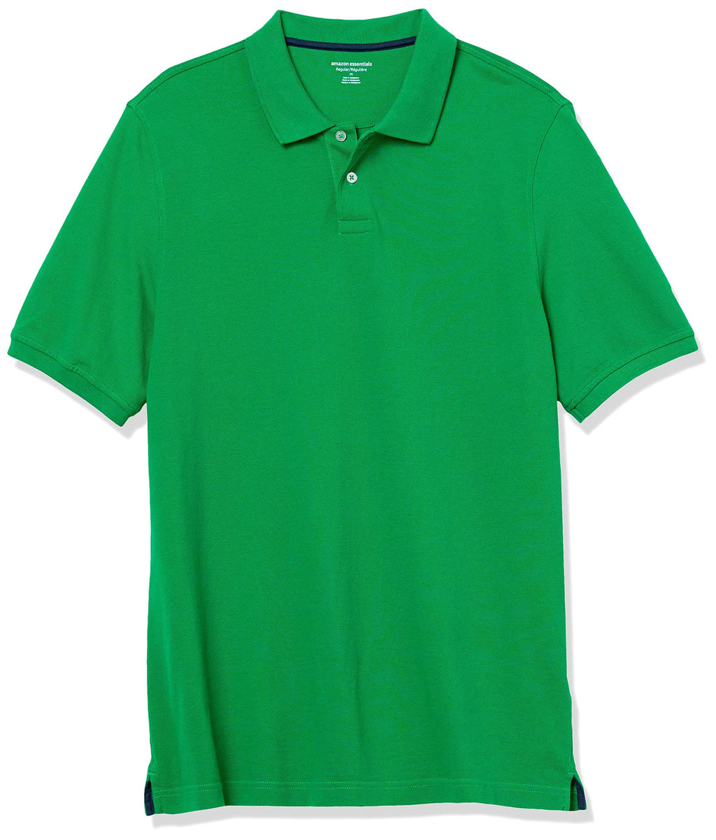 Amazon Essentials Men's Regular-Fit Cotton Pique Polo Shirt Jansha Store