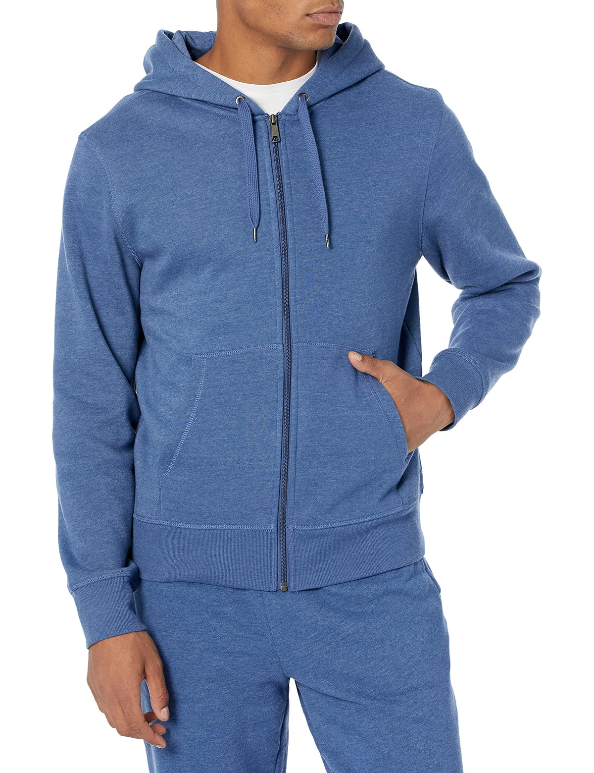 Amazon Essentials Men's Full-Zip Fleece Hoodie Sweatshirt (Available in Big & Tall) Jansha Store