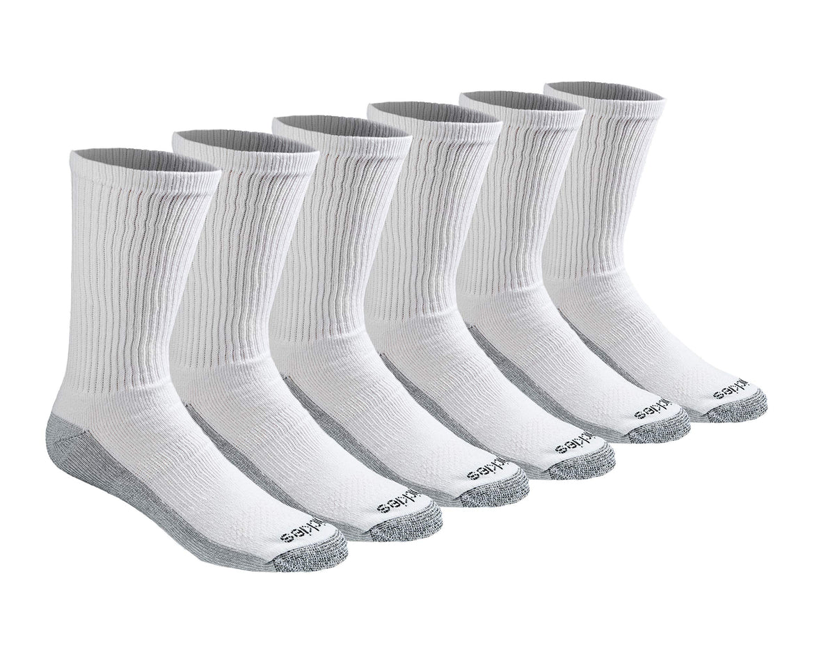 Dickies Men's Dri-tech Original Moisture Control Crew Socks, Available in M-xxl (6, 12, 18 Pairs) Jansha Store