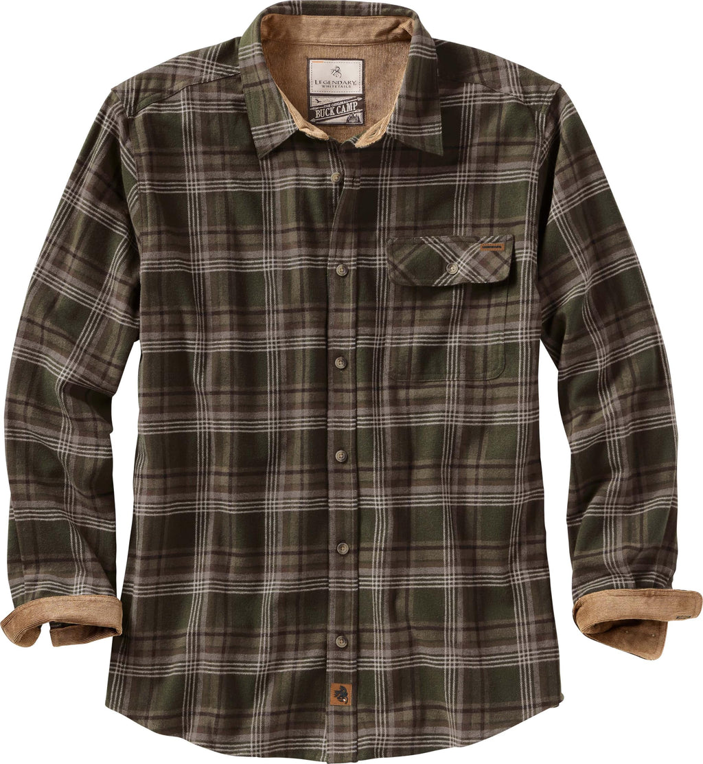 Legendary Whitetails Mens Flannel Long Sleeve Button Down 100% Cotton Shirt Jansha Store