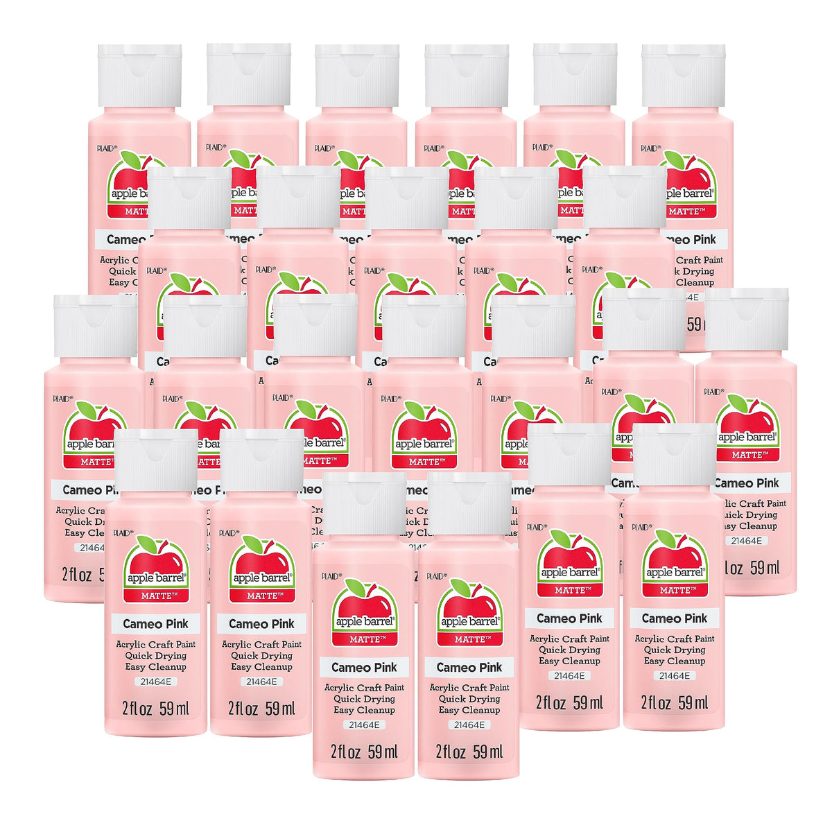 Apple Barrel Acrylic Paint in Assorted Colors (2 Ounce), 20503 White Jansha Store