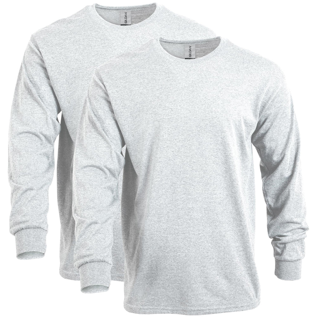 Gildan Adult Heavy Cotton Long Sleeve T-Shirt, Style G5400, 2-Pack Jansha Store