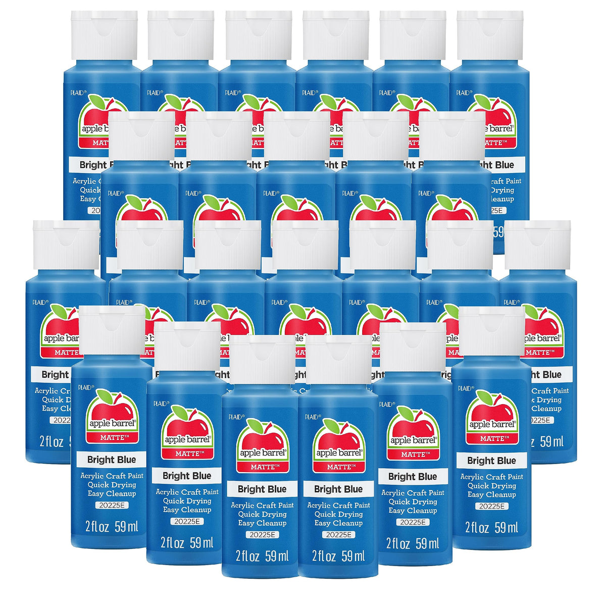 Apple Barrel Acrylic Paint in Assorted Colors (2 Ounce), 20503 White Jansha Store