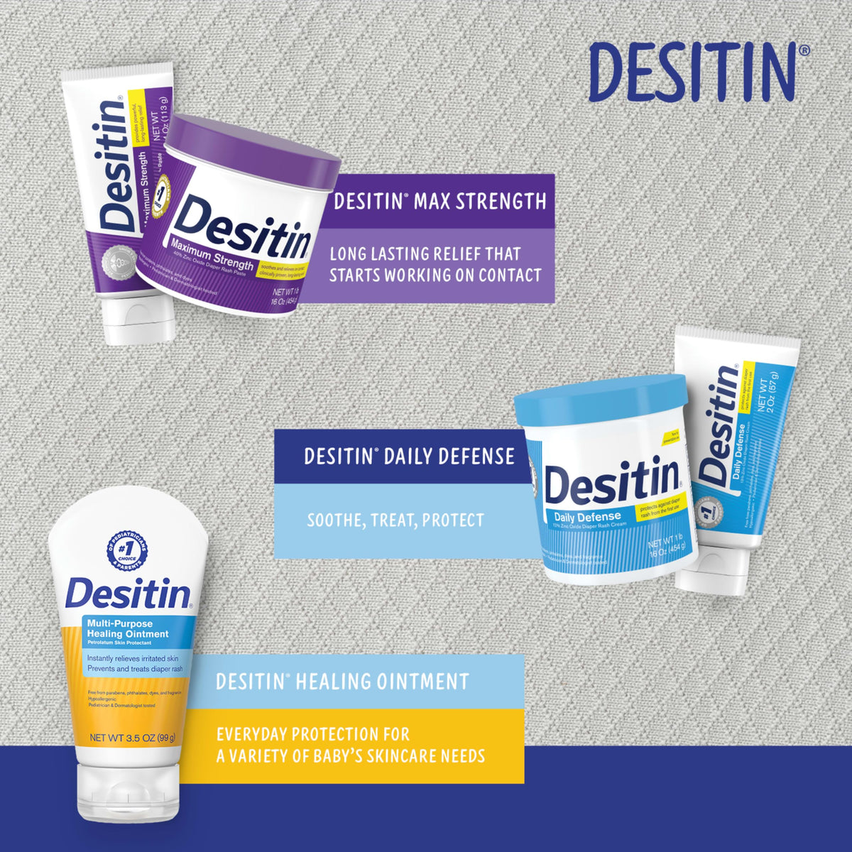 Desitin Maximum Strength Diaper Rash Paste, 40% Zinc Oxide, 4.8 oz Jansha Store