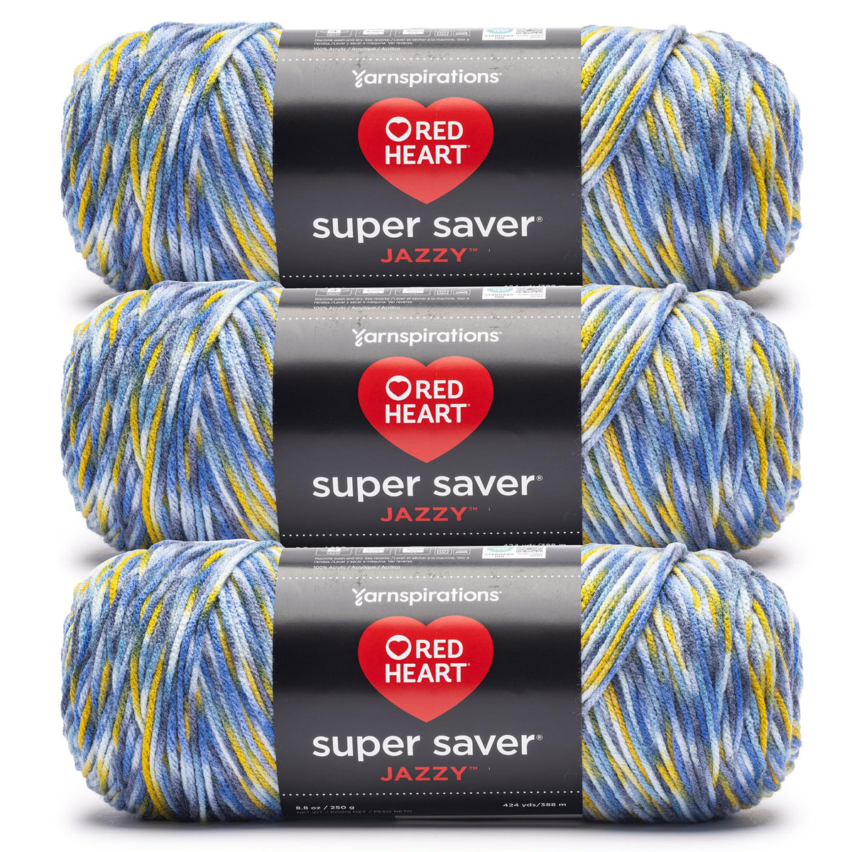 Red Heart E300 Super Saver Economy Yarn, Paddy Green Jansha Store