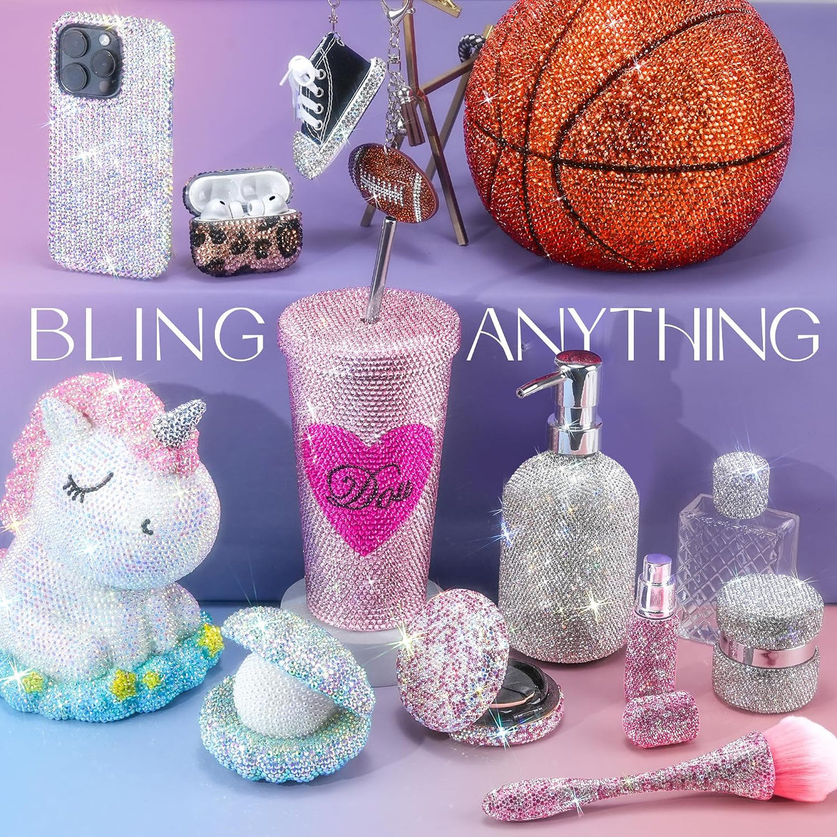 40000 Pcs Resin Jelly Rhinestones for Bedazzling, All-in-One Kit Jansha Store