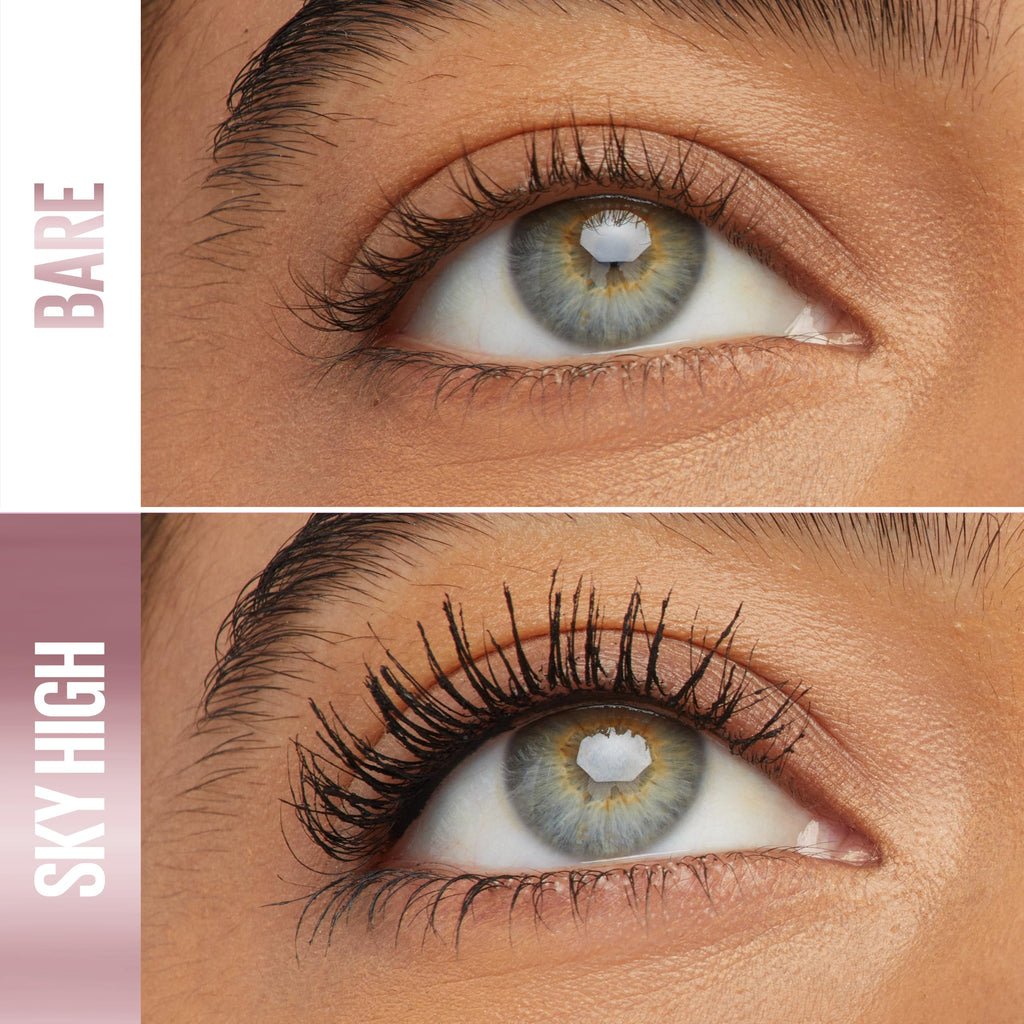 Maybelline Lash Sensational Sky High Washable Mascara Makeup, Volumizing, Lengthening, Defining, Curling, Multiplying, Buildable Formula, Blackest Black, 1 Count Jansha Store