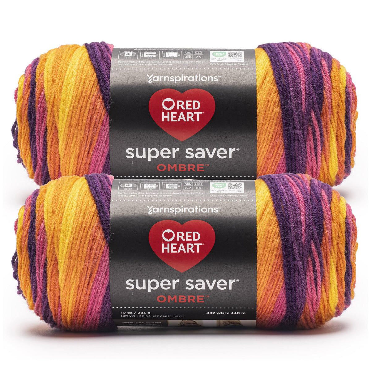 Red Heart Super Saver Yarn for Crocheting & Knitting, Cherry Red, Single Jansha Store