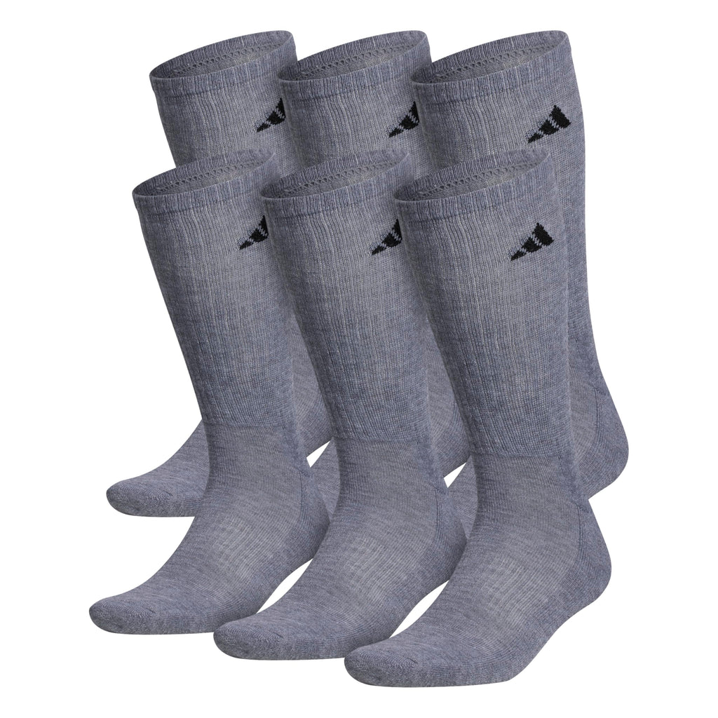 adidas Mens Athletic Cushioned 6-Pack Crew Socks Casual - Green Jansha Store