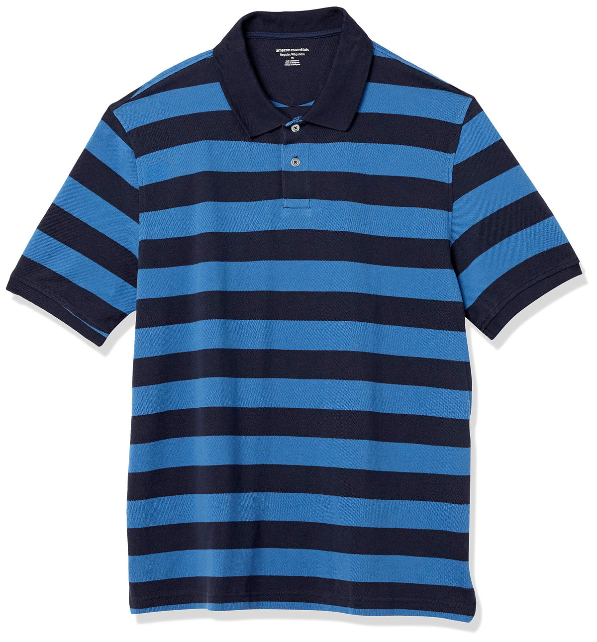 Amazon Essentials Men's Regular-Fit Cotton Pique Polo Shirt Jansha Store