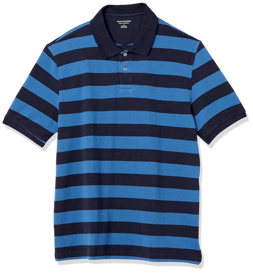Amazon Essentials Men's Regular-Fit Cotton Pique Polo Shirt Jansha Store