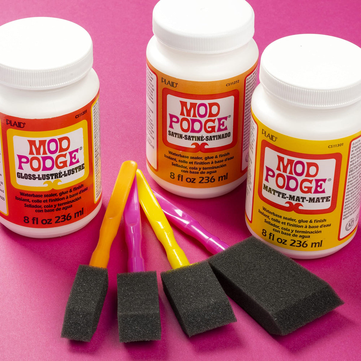 Mod Podge CS11302B Waterbase Sealer, Glue and Finish, 16 oz, Matte- (Pack of 12) Jansha Store