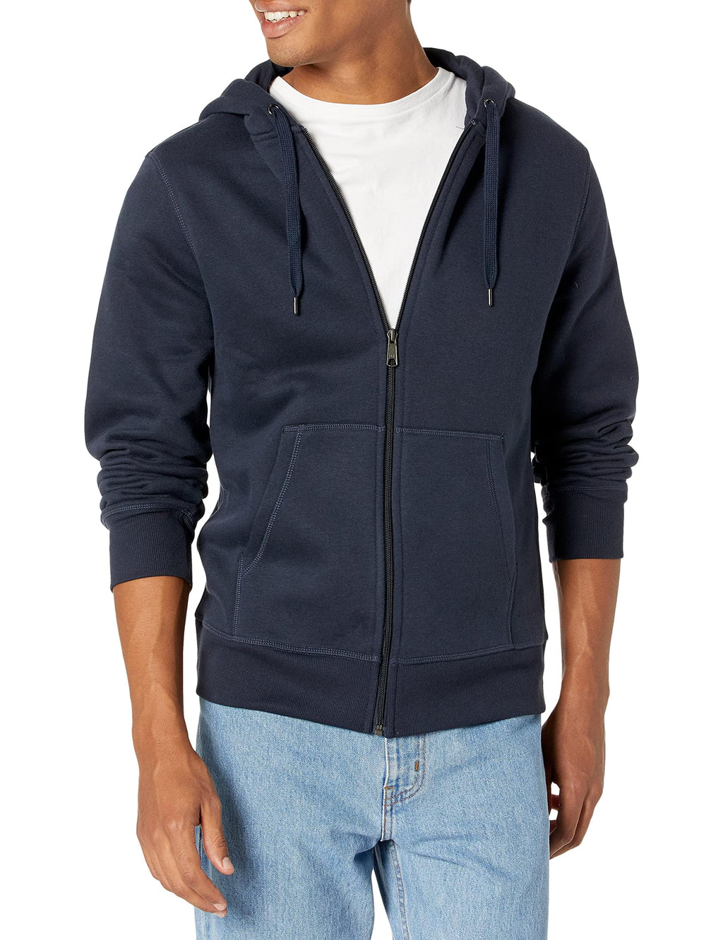 Amazon Essentials Men's Full-Zip Fleece Hoodie Sweatshirt (Available in Big & Tall) Jansha Store