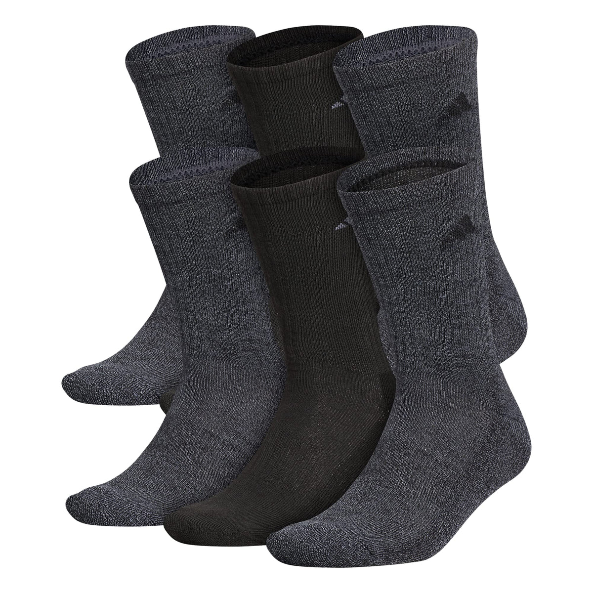 adidas Mens Athletic Cushioned 6-Pack Crew Socks Casual - Green Jansha Store
