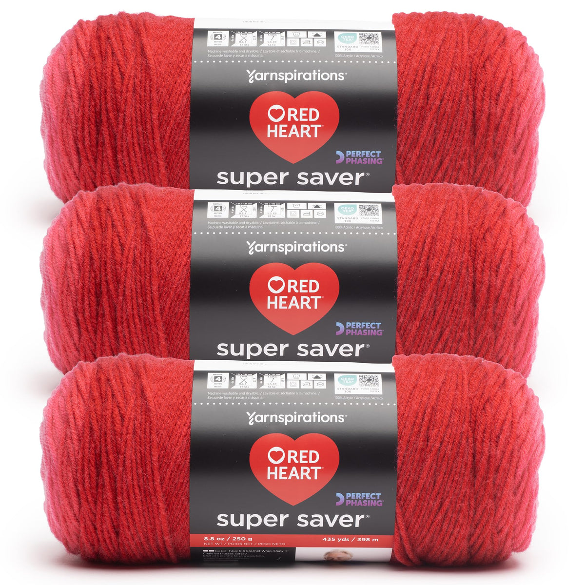 Red Heart E300 Super Saver Economy Yarn, Paddy Green Jansha Store
