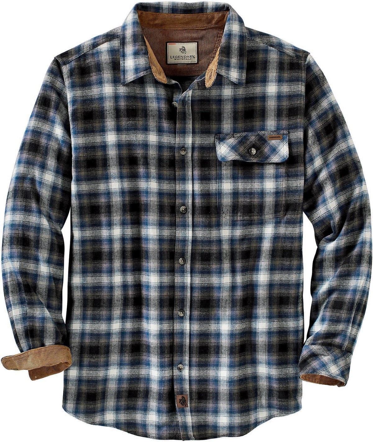 Legendary Whitetails Mens Flannel Long Sleeve Button Down 100% Cotton Shirt Jansha Store