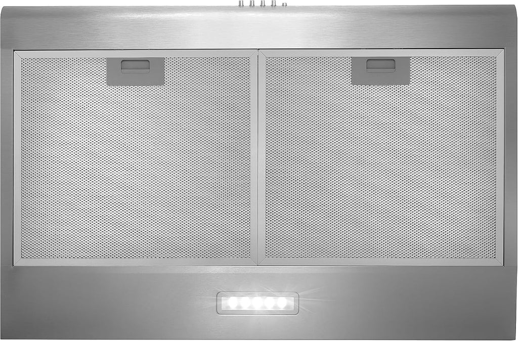 COSMO COS-5MU30 30 in. Delta Collection Ducted Under Cabinet Range Hood, Button Controls, Reusable Filters, LED Lights, Stainless Steel Jansha Store
