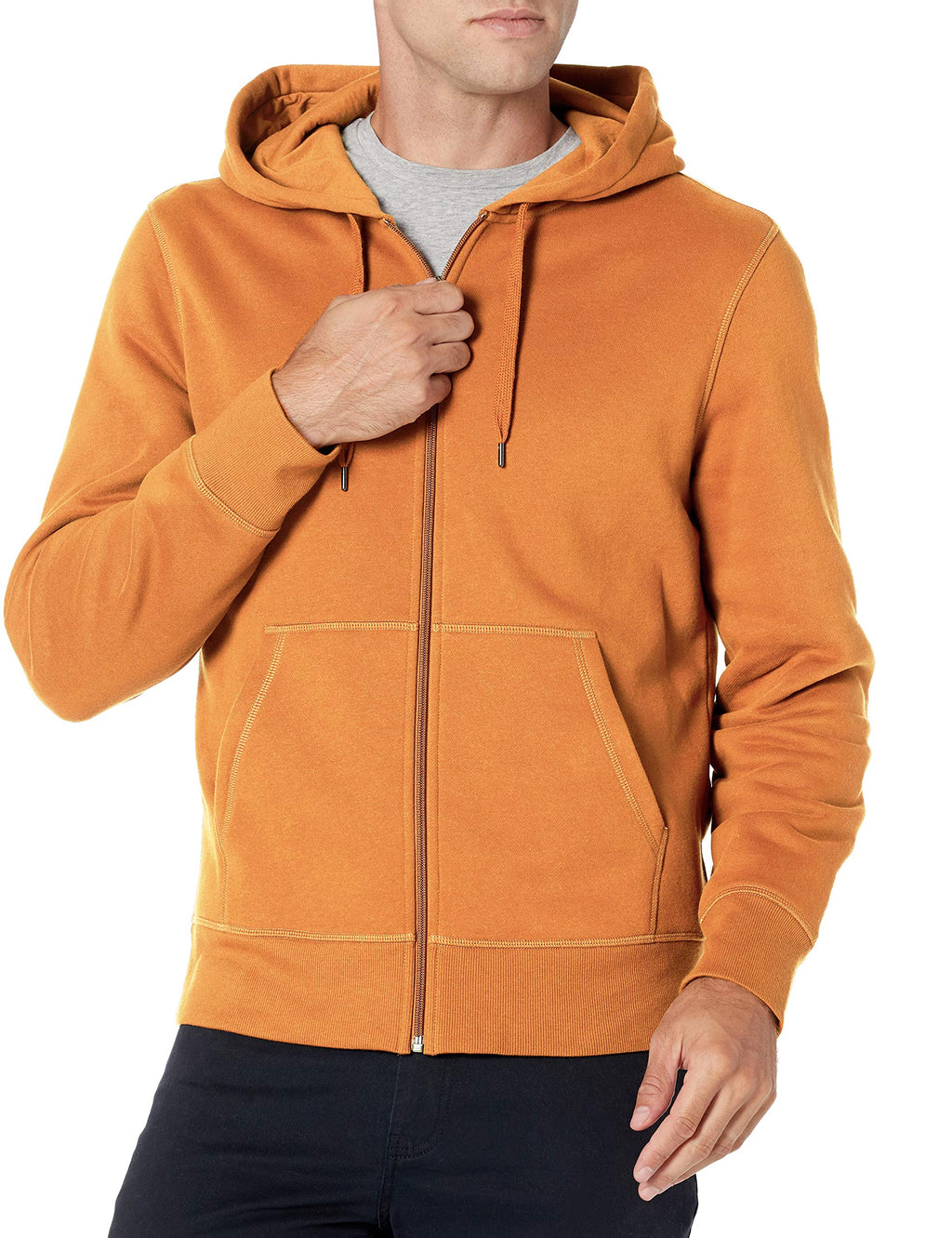 Amazon Essentials Men's Full-Zip Fleece Hoodie Sweatshirt (Available in Big & Tall) Jansha Store