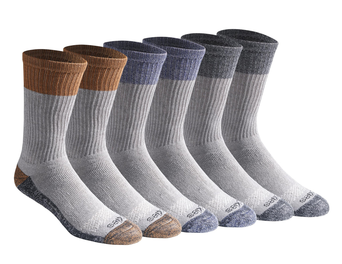 Dickies Men's Dri-tech Original Moisture Control Crew Socks, Available in M-xxl (6, 12, 18 Pairs) Jansha Store